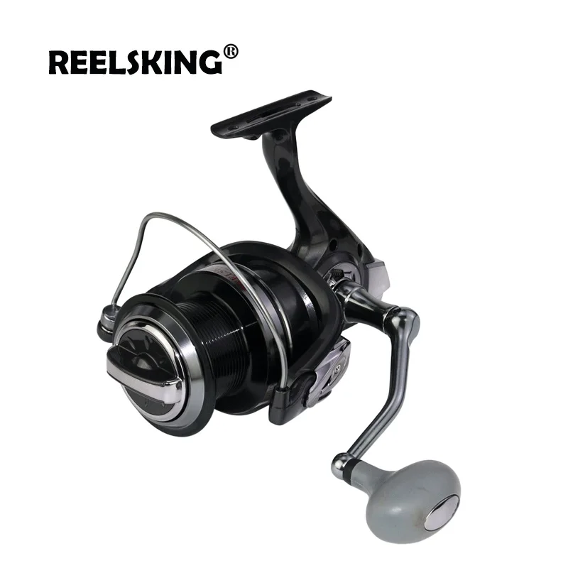 Рыболовная катушка REELSKING макс. усилие фрикциона 18 кг 3 8: 1 дальнее металлическое