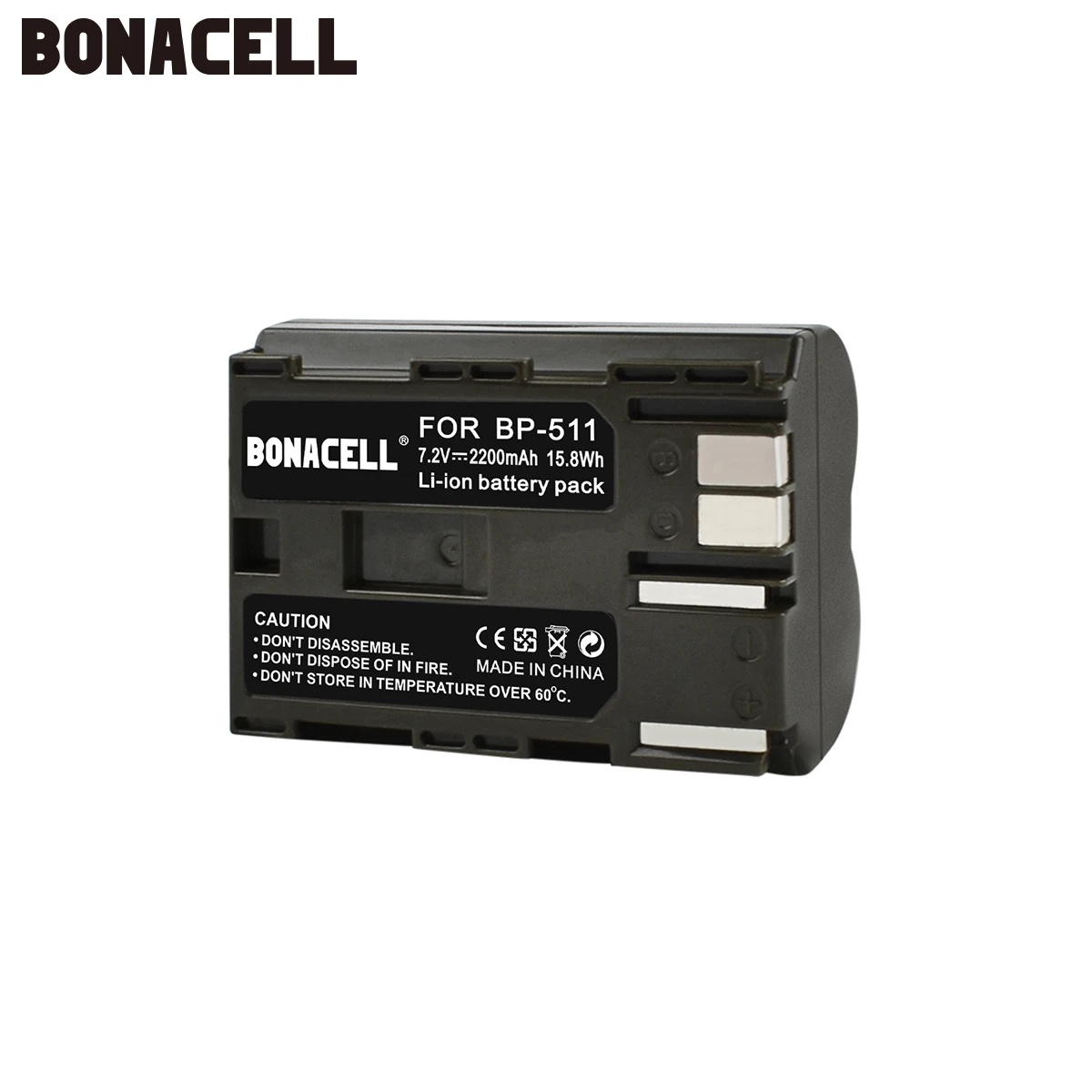Bonacell 2200 мА/ч, BP-511 BP-511A BP 511A для Камера Батарея BP511 BP 511 для цифровой однообъективной зеркальной камеры Canon EOS 40D 300D 5D 20D 30D 50D 10D G6 L50