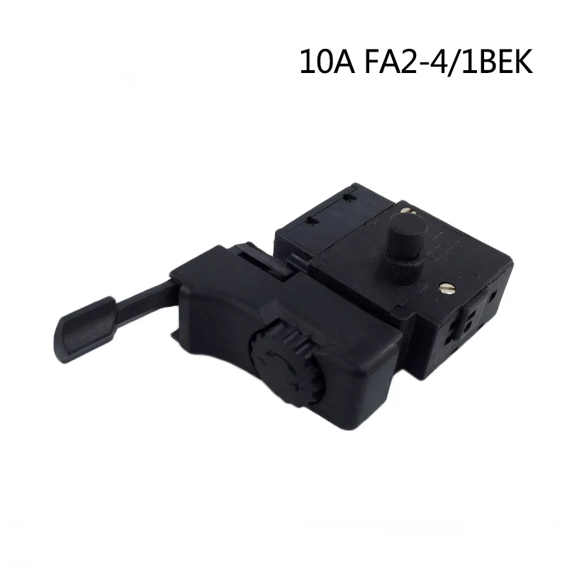 Electric hammer Drill Speed Control Switch with forward and reversal for 10A FA2-4/1BEK,Power Tool Accessories electric tool spare parts self locking switch fa2 4 1bek 6a 250vac 5e4