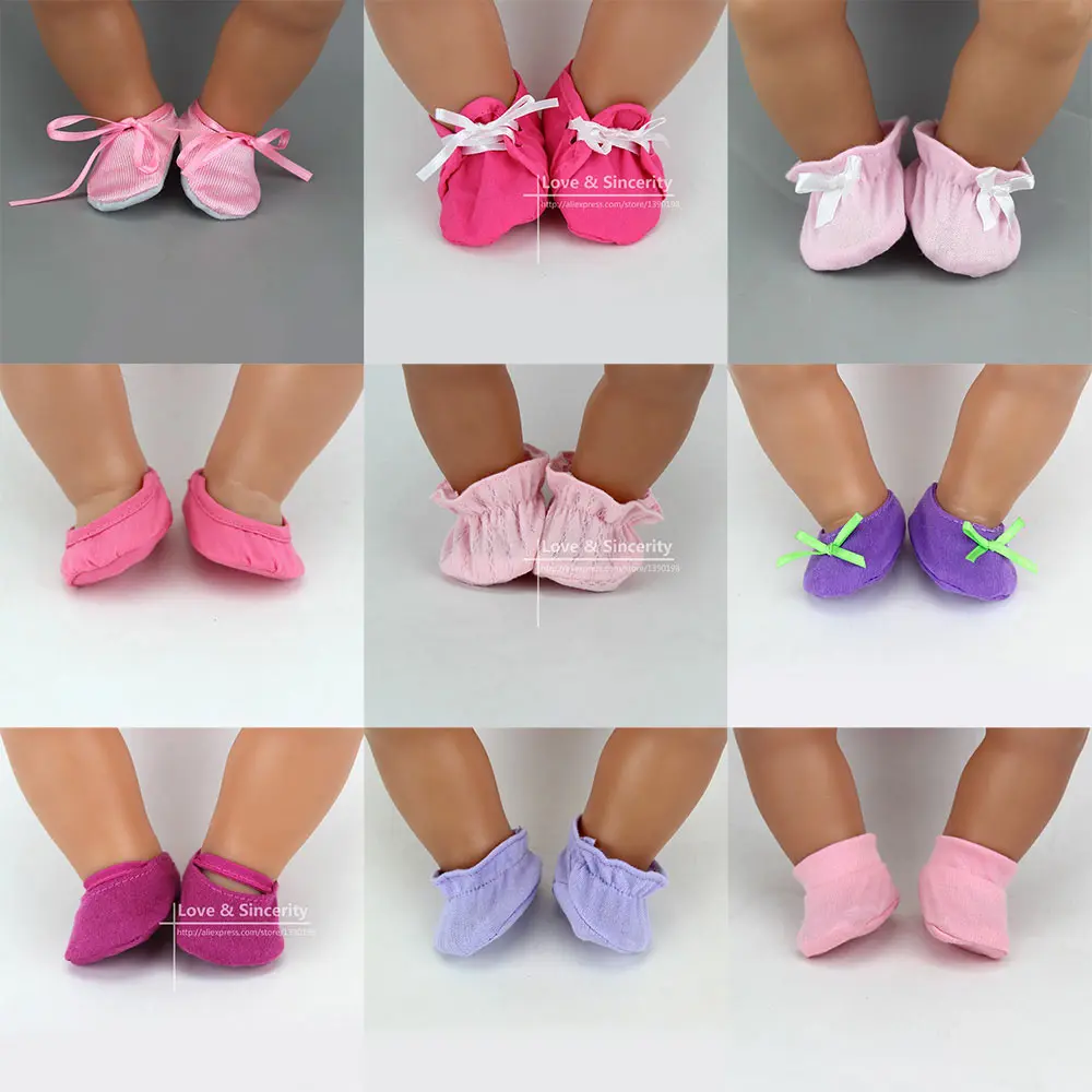 New Arrival Soft Shoes Fit For 43cm Baby Dollin Dolls Accessories from