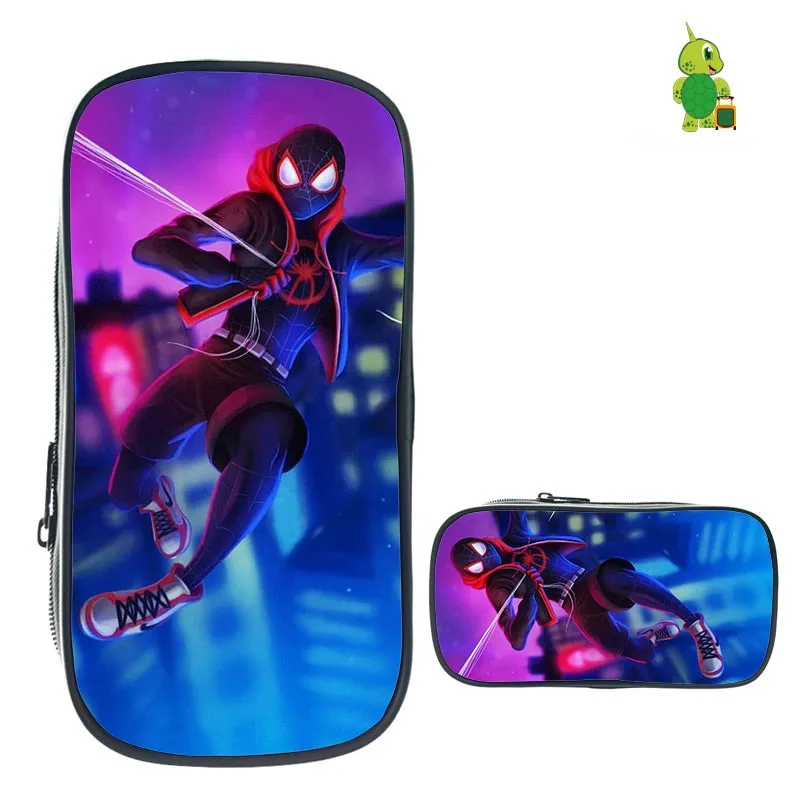 Spider Man Far From Home Pencil Case for Boys Girls Stationery Storage Bags Cosmetic Bag Kids School Supplies Makeup Bag - Color: 5