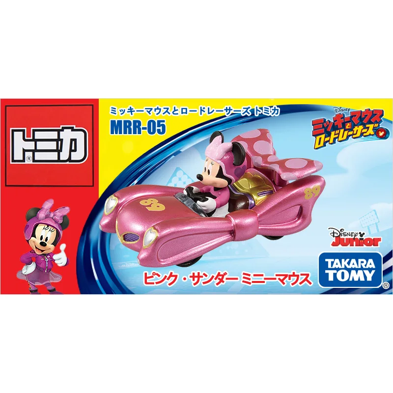 Takara Tomy Tomica домик Микки родстер гоночные модели Минни розовый гром 6 см
