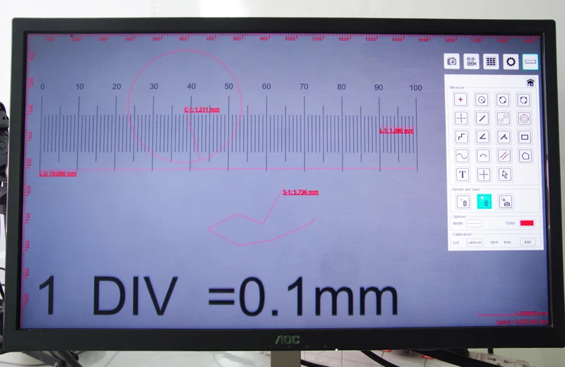 4K UHD HDMI промышленный микроскоп Цифровая видеокамера измерительная шкала Функция измерения C mount