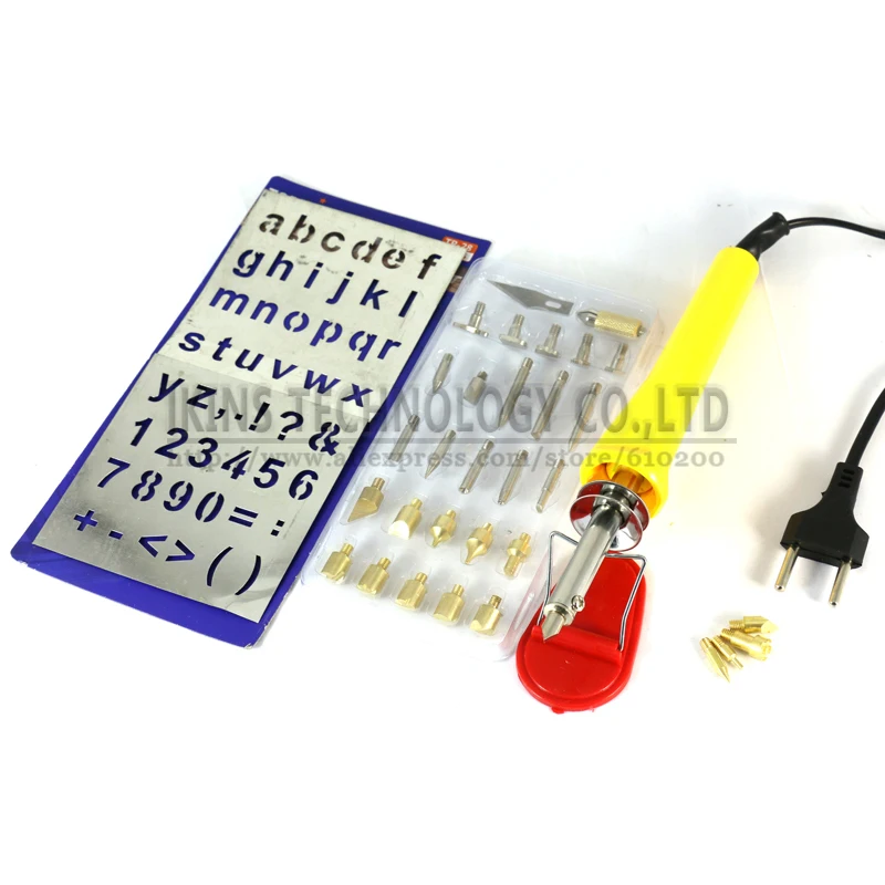 DIY Wood Burning Pen Soldering Iron Pen Tool Set with Pyrography Tool