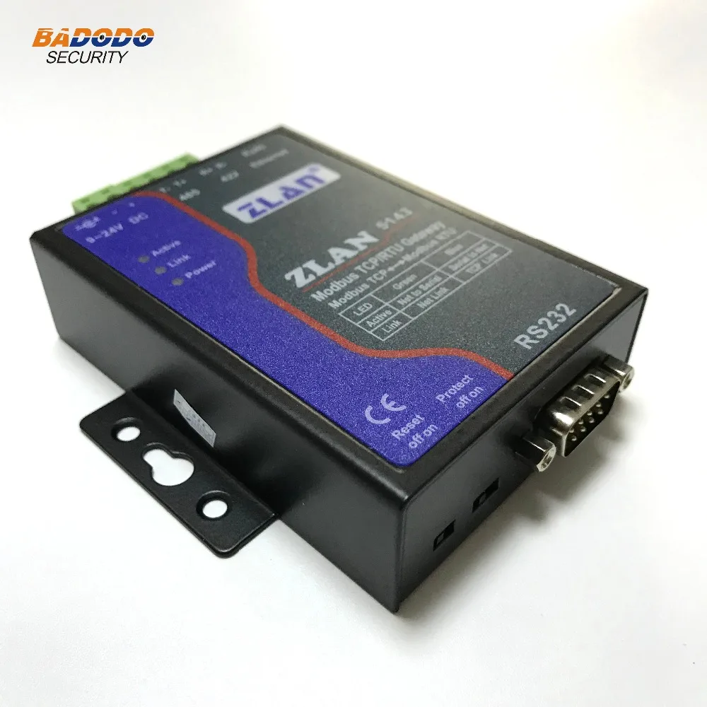 ZLAN5143 RS232 RS485 RS422 в Ethernet RJ45 конвертер Modbus RTU TCP шлюз скорость передачи данных