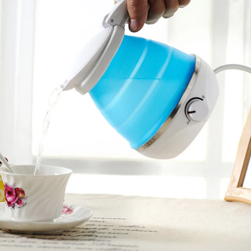 0.5L Small Capacity Foldable Mini Electric Kettle Home Office Travel