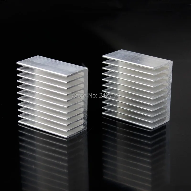 Cooler de Dissipador de Calor de Alumínio 20 Peças 40*40*20 mm 40 mm Dissipador de Calor Barbatana de Resfriamento para Luz Led Chip ic 40x40x20 mm - Imagem 6