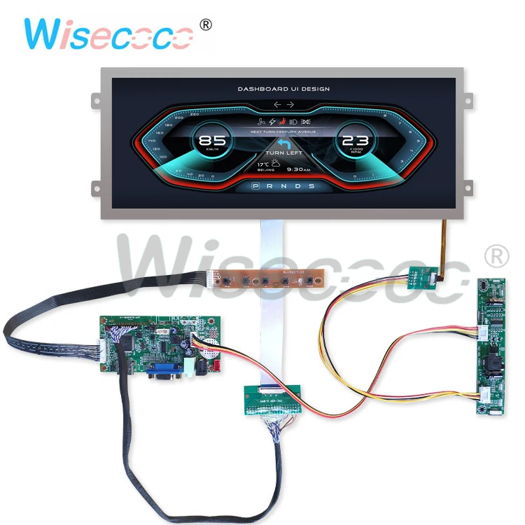  HSD123IPW1 A00 12.3 inch resolution 1920 * 720 HDMI display TFT LCD 40 pin LVDS for automotive LCD 