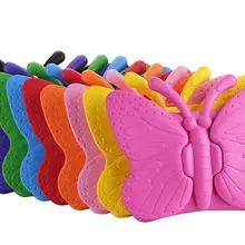 Дети Защитный бабочка EVA пены противоударный моющийся силиконовый чехол для iPad 9,7 Крышка планшета A1822 A1893+ ручка