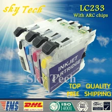 Empty refill cartridge suit for Brother LC233 ,LC-233 J562DW J480DW J680DW J880DW J4620DW J5720D J5320DW J4120DW etc