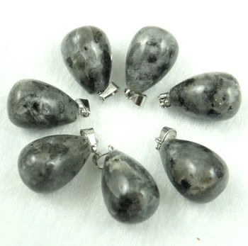 

Natural Stone water drop Quartz crystal lapis labradorite Turquoises Opal Pendant for diy Jewelry making necklace Accessories