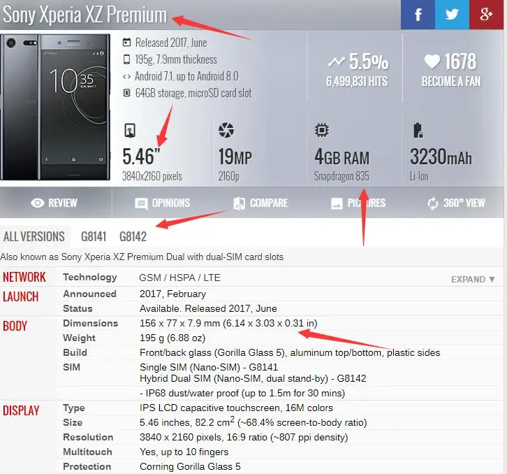 Sony Xperia XZ Premium