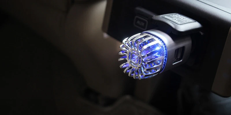 car charger w air purifier 2
