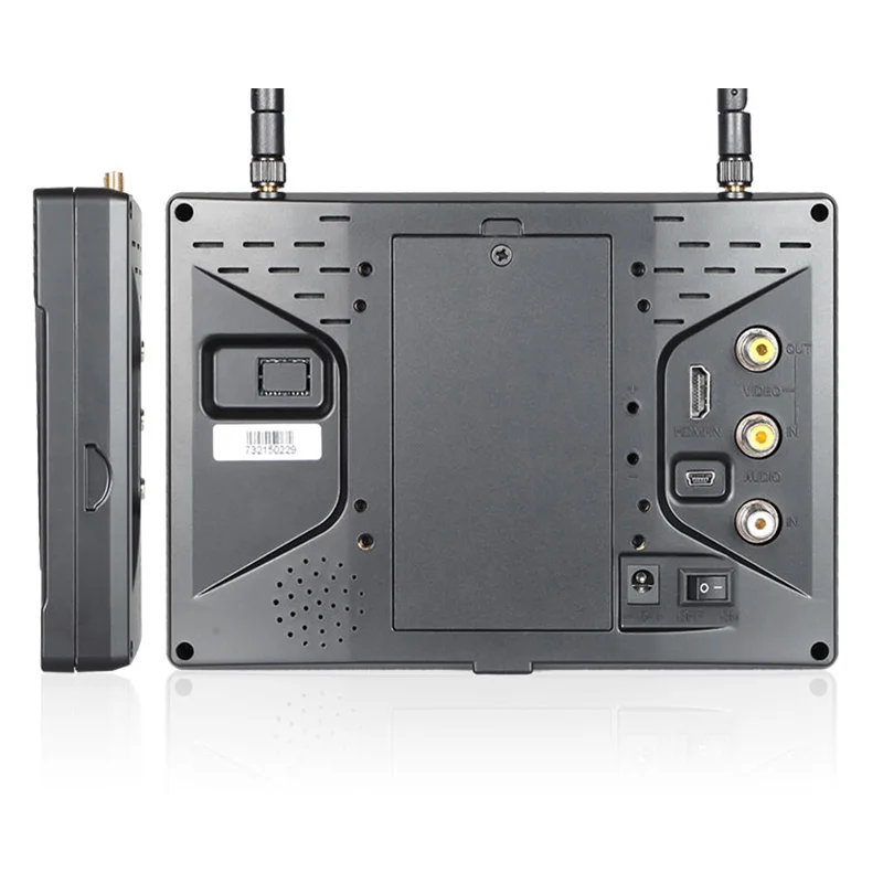 Feelworld FPV732 7 дюймов 1024x600 ips FPV монитор со встроенным аккумулятором двойной 5,8G 32CH приемник беспроводного UAV монитора
