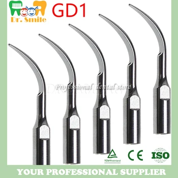 

5pcs GD1 dental scaler tips teeth whitening dental equipment ultrasonic dental scaler tip GD1 for SATELEC NSK GNATUS DTE
