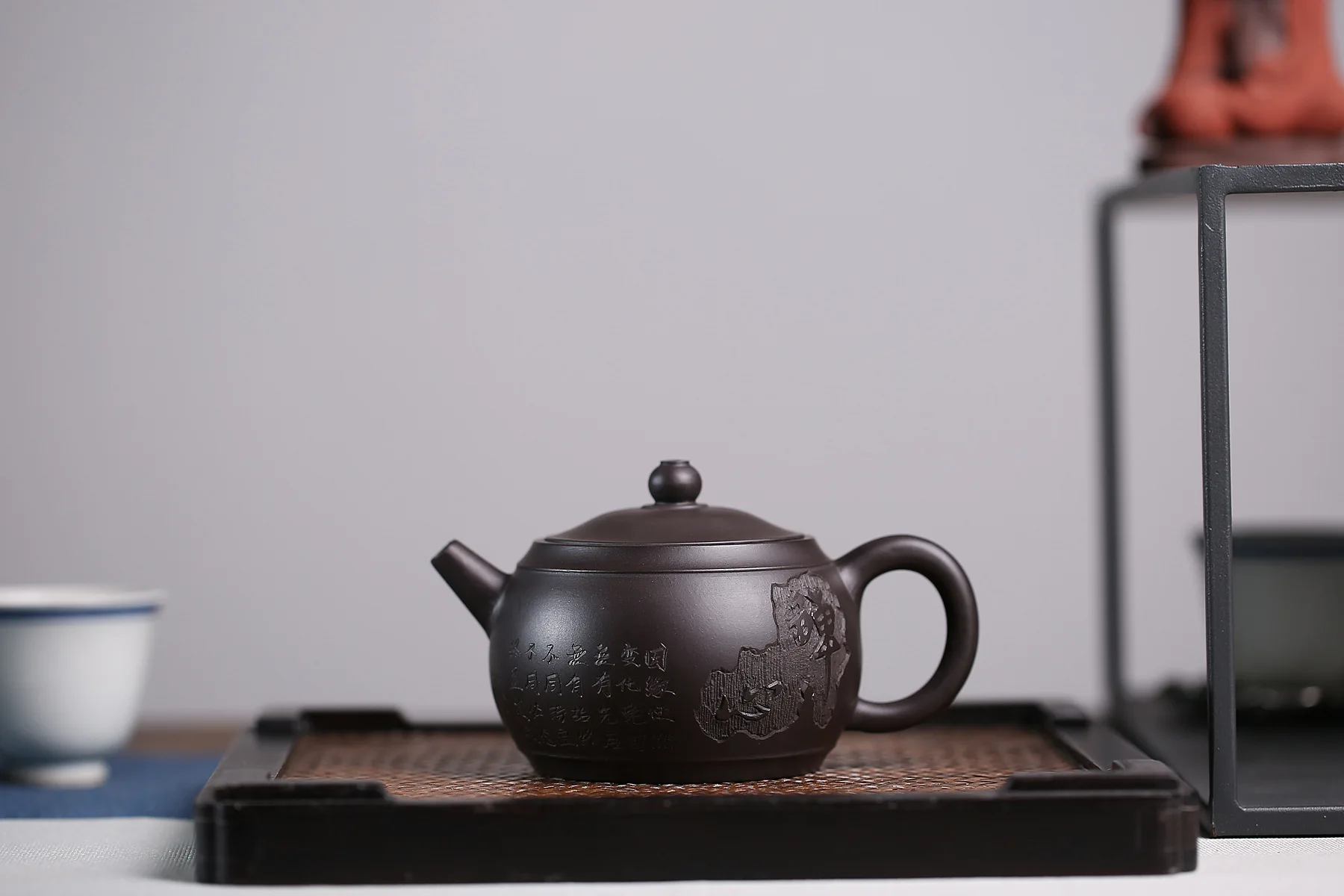 Yixing темно-красный эмалированный керамический чайник полностью ручная НЕОБРАБОТАННАЯ руда Черное золото просто Зен сердце известный Хао Чан Кунг Фу Чай есть чайник