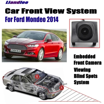 

For Ford Mondeo 2014 Car Front View Logo Grill Embedded Camera / Cigarette Lighter / 4.3" LCD Monitor Screen Display
