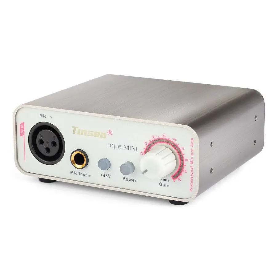 Douk аудио HiFi мини микрофон предусилитель музыкальная звуковая карта Запись