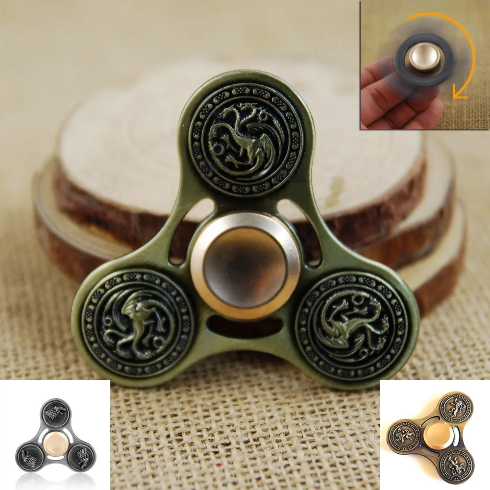 wolf fidget spinner