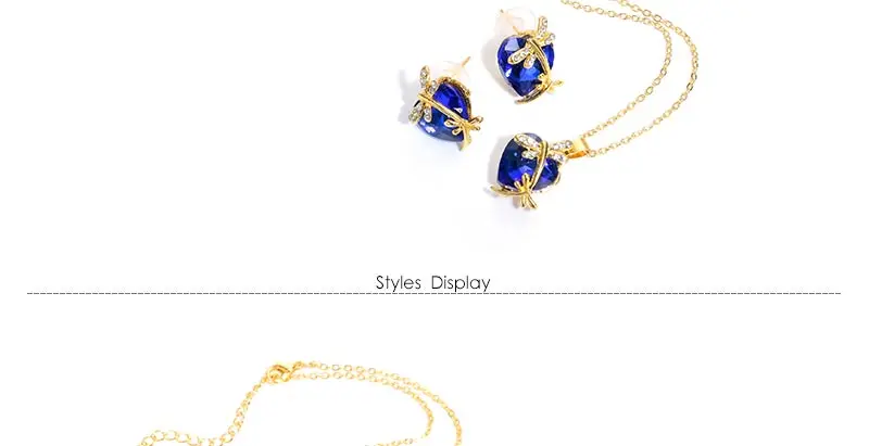 AYAYOO Jewelry Sets Women Gold Color African Beads Jewelry Set Dubai Bridal Luxury Wedding Fashion Necklace Jewellery (3)