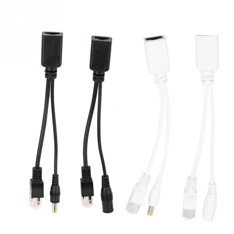 1Pairs 2pcs POE Cable Passive Power Over Ethernet Adapter Cable POE Splitter Injector Power Supply Module 12-48v For IP Camera 1Pairs 2pcs POE Cable Passive Power Over Ethernet Adapter Cable POE Splitter Injector Power Supply Module 12-48v For IP Camera