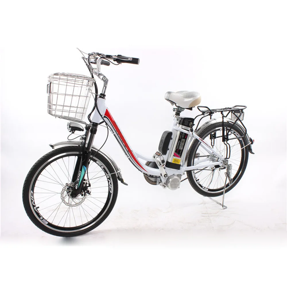 Sale 48v 24 inch 6 speed aluminum alloy front and rear disc brakes 12ah lithium battery 250w motor match Electric bicycle  2 seat lad 3