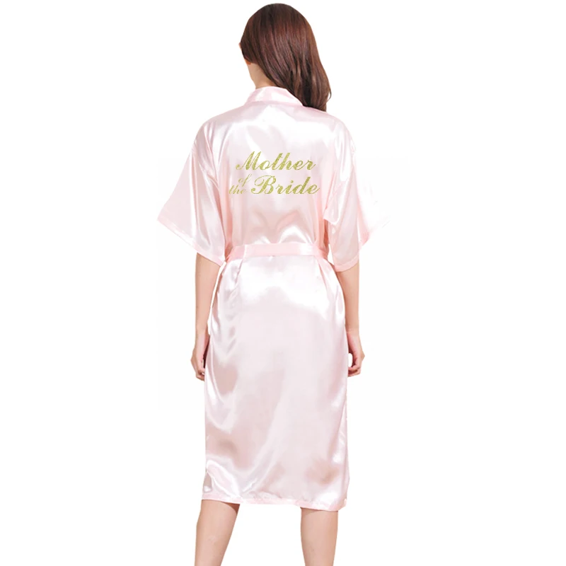 TJ02 женский халат с буквенным принтом для невесты, подружки невесты, вечерние халаты