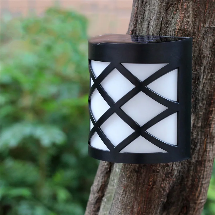 Lâmpadas de Parede ao ar Livre luz solar de 6 leds Utilização : Emergência