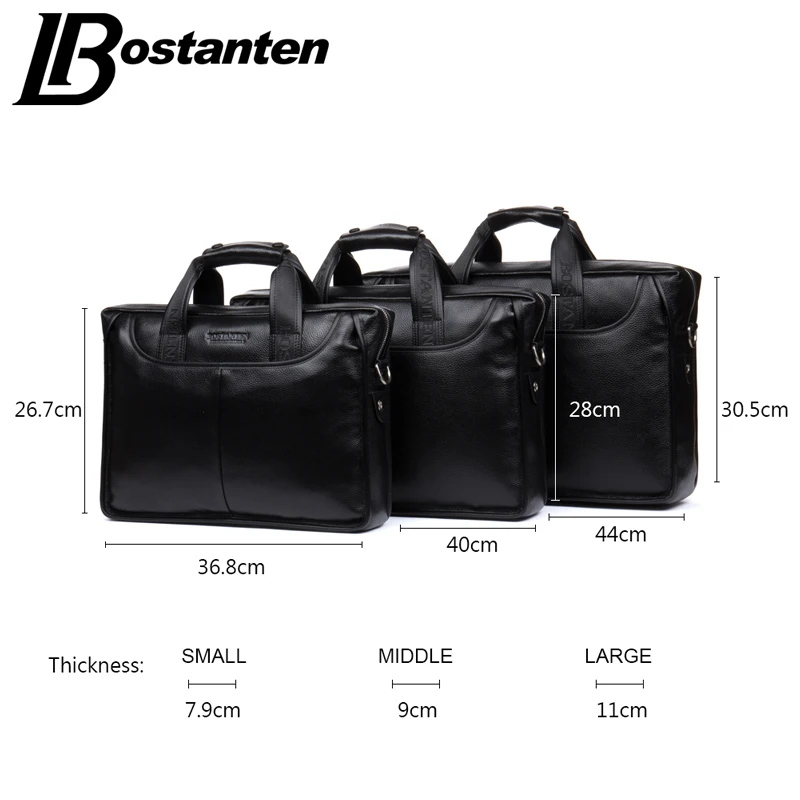 Bostanten 2019 جديد الأزياء جلد أصلي للرجال حقيبة الشهيرة العلامة التجارية حقيبة كتف حقيبة ساع السببية حقيبة كمبيوتر محمول حقيبة الذكور