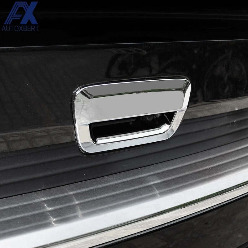 

AX Rear Tail Gate Door Handle Bowl Tailgate Chrome Trim Cover For Jeep Grand Cherokee 2014 2015 2016 2017 2018 2019 Sticker
