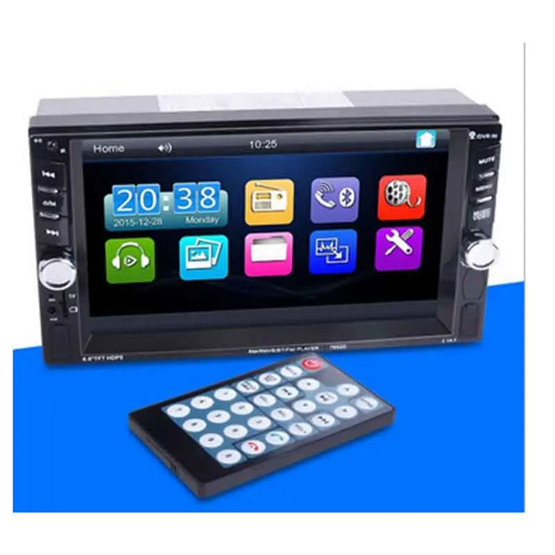 6 &quotHD сенсорный экран Bluetooth Handsfree 7 цветов подсветка музыкальный плеер