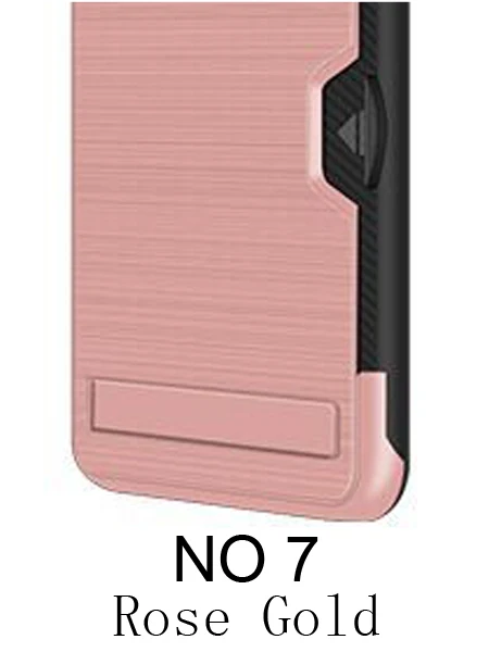 Rose Gold Coque для huawei P30 Гибридный чехол для телефона повышенной прочности с протекторным рисунком и крышка huawei P30 ELE-L09 ELE-L29 держатель для карт с подставкой Чехол-бампер P30 ELE-L09 ELE-L29 Funda - Цвет: Rose Gold