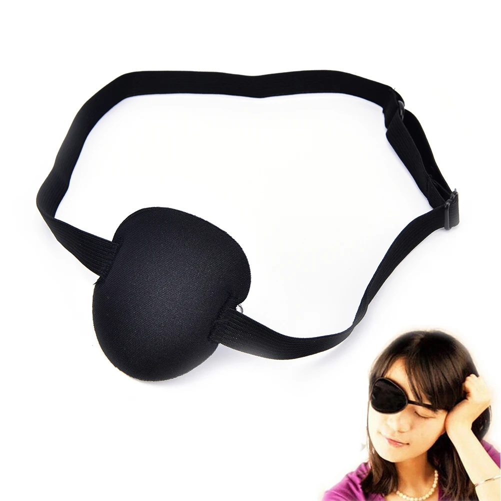 

Eye Patch 3D Foam Groove Eyeshade Hot Single Eye Patch Pirate Eye Patch Halloween Party Black Pirate Costume Accessory Concave