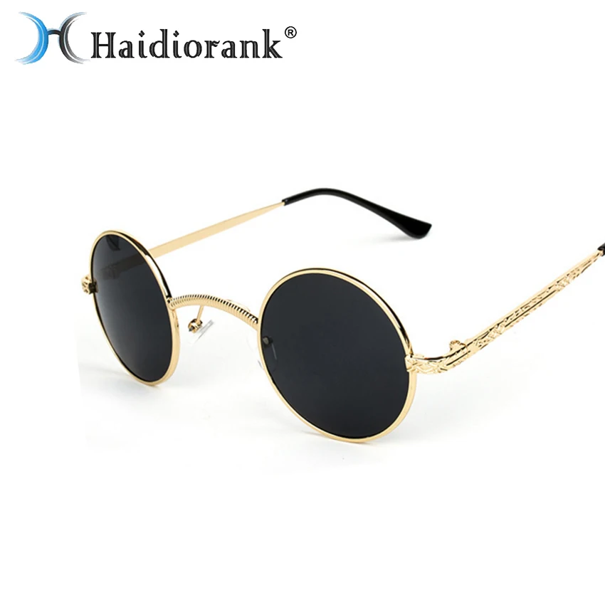 Round Sun Glasses For Men Gothic Luxury Brand Designer 2017 Fashion