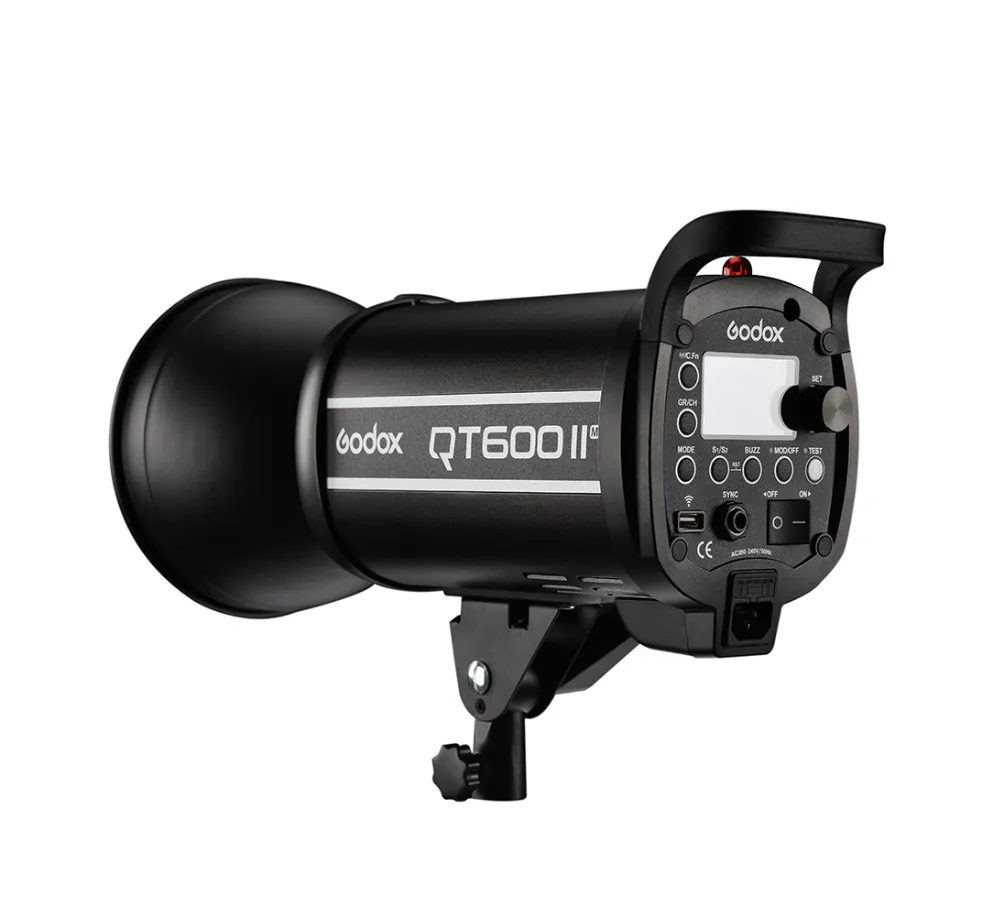 Высокоскоростной стробоскопический светильник Godox QT600II 600WS GN76 1/8000s со встроенной беспроводной системой 2,4G