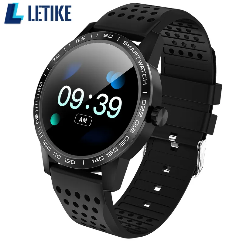 

Letike IP68 Waterproof T2 Smart Watch Heart Rate Activity Fitness Tracker Bluetooth Men Smartwatch for iphone Android Phone