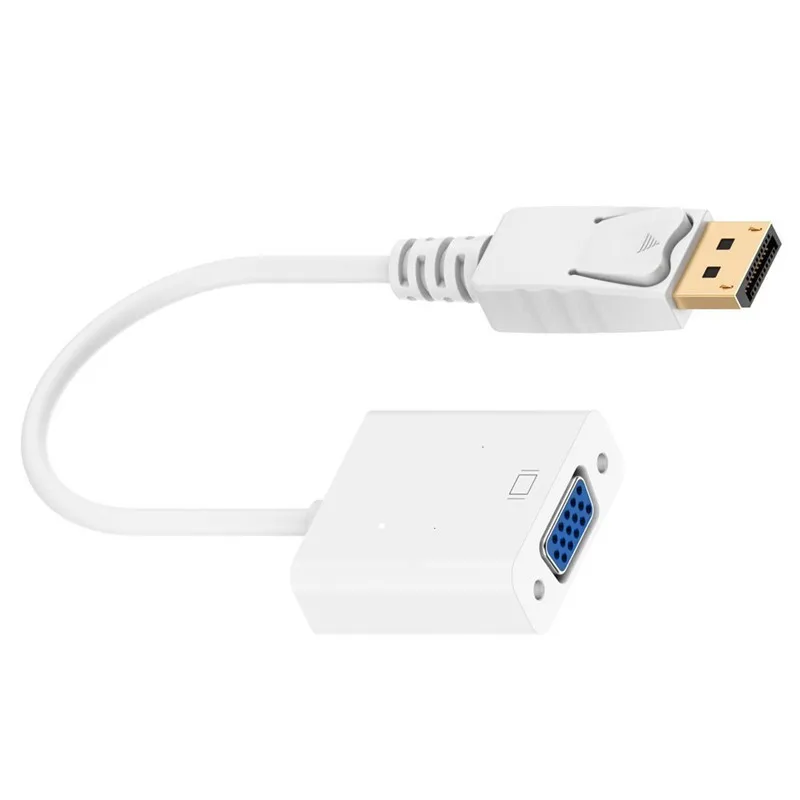 Новое поступление DP DisplayPort штекер для вставной конвертер для VGA Кабель-адаптер для ПК ноутбука GDeals