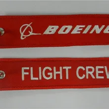 Кольцо для ключей с вышивкой Boeing Flight Crew