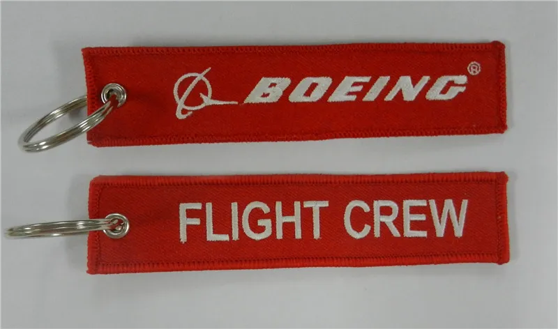 

Boeing Flight Crew Embroidered Key Ring