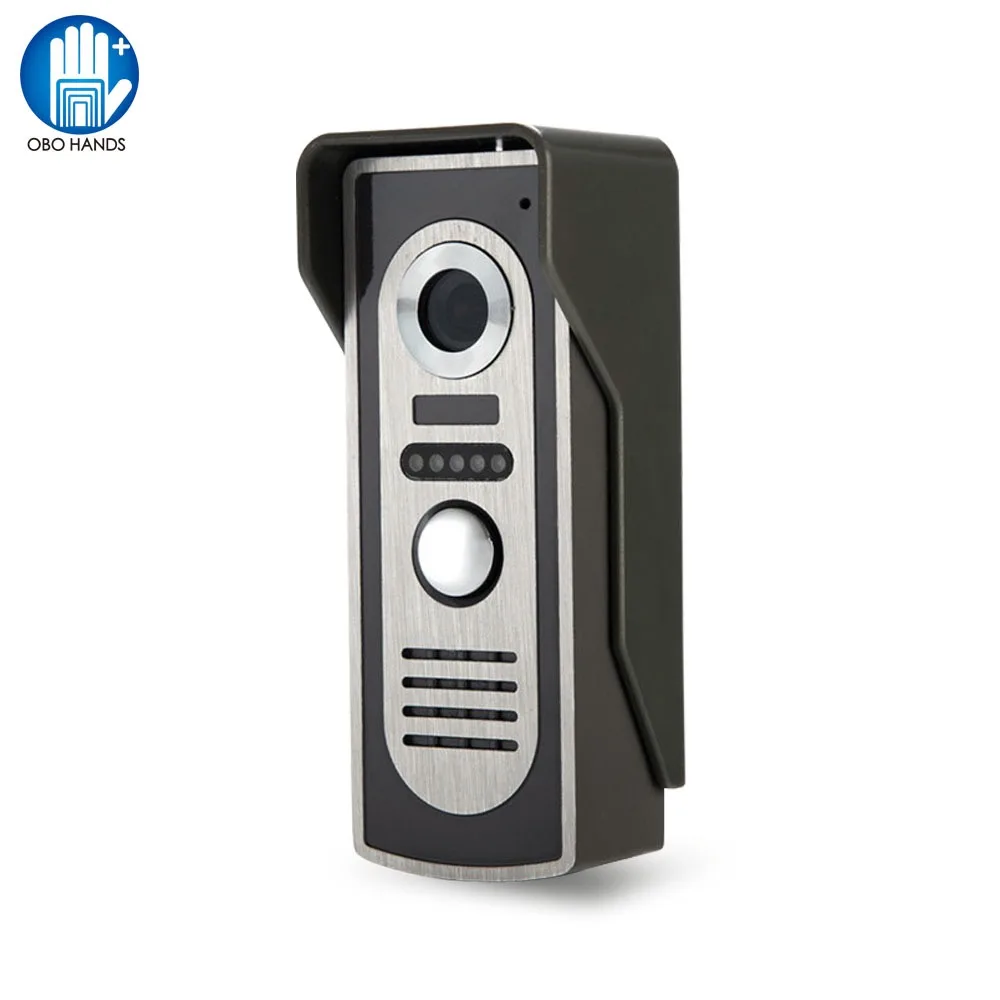 Kopen OBO Handen Video Deurtelefoon Intercom Video Deurbel Camera Entree Machine Outdoor Telefoon 700TVL met LED Nachtzicht Waterdichte