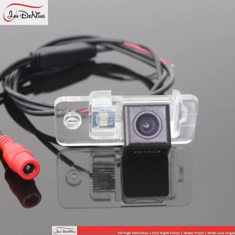 

JanDeNing HD CCD Car Rear View Parking/ CCD Reverse Camera/License Plate Light OEM Waterproof For Audi A4 S4 RS4 2001-2008
