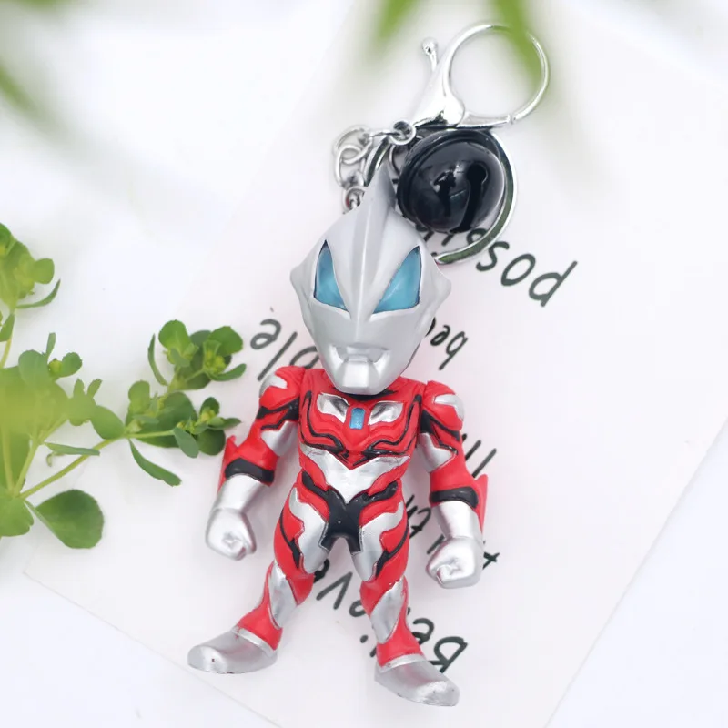 10 см цепочка для ключей Ultraman Belial Geed Orb Zero Tiga 6 видов экшн фигурок Коллекционная