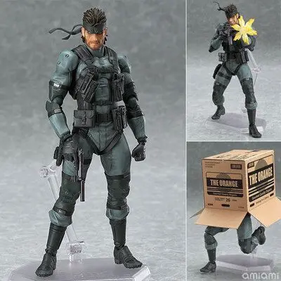 

METAL GEAR SOLID 2: SONS OF LIBERTY Figma 243 Snake PVC Action Figure Collectible Model Toy