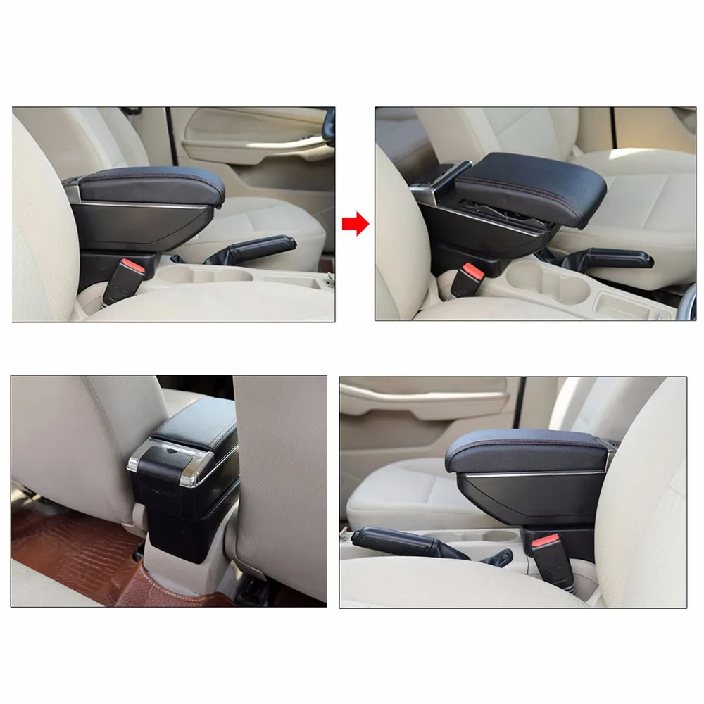 Подлокотник для VW Tiguan 2009 2017 центральная консоль контейнер хранения подставка