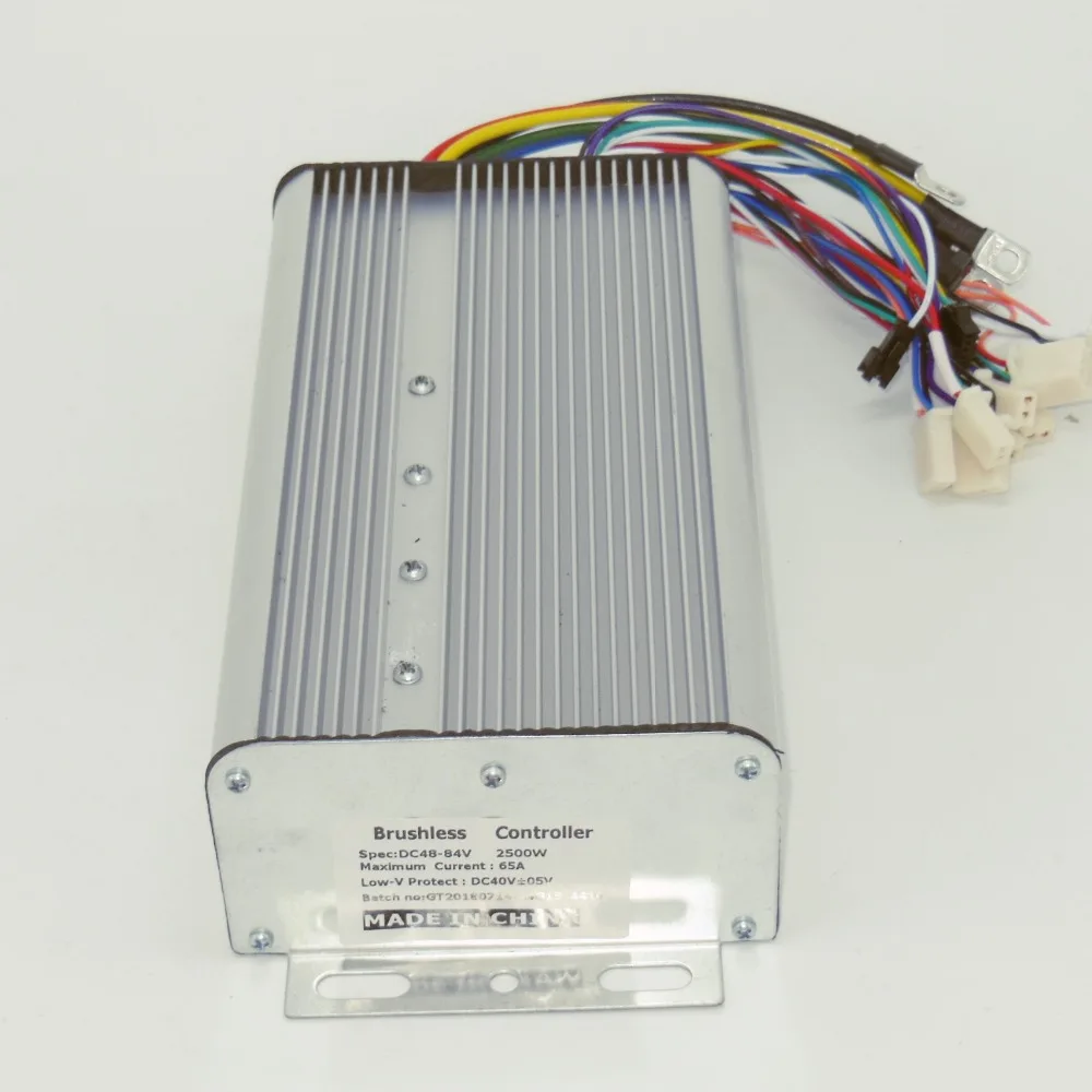 

GREENTIME 24 MOSFET 2000-2500W 48-84V 65Amax BLDC motor controller, EV brushless speed controller
