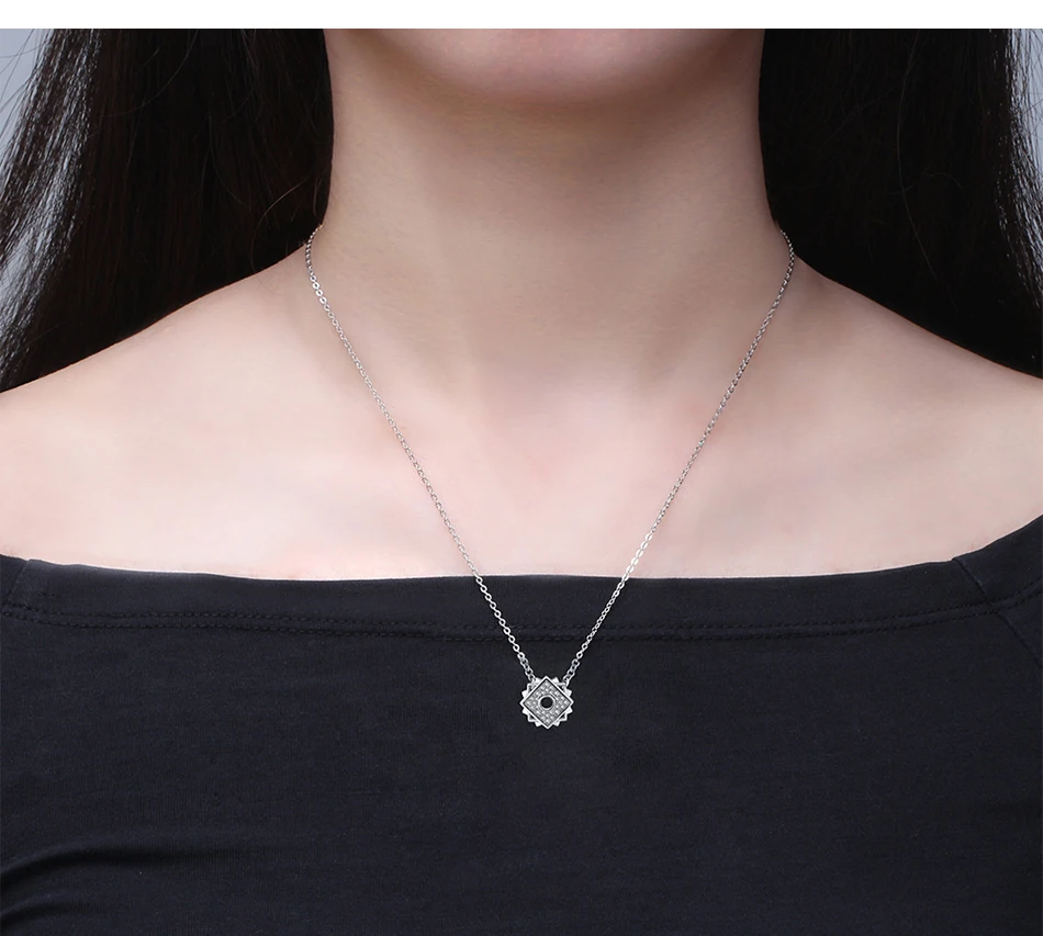 ORSA JEWELS длинное ожерелье для женщин серебряного цвета золотого цвета розового золота цвета с AAA ослепительный фианит женские свадебные украшения ON163