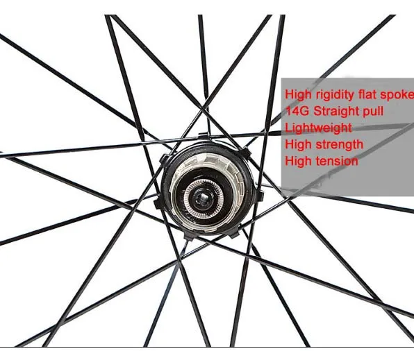 Дорожный 700C колесный набор C6.0 четыре подшипника 40 мм глубина профиля 18 отверстий 21 отверстие дорожные колеса для велосипедных гонок