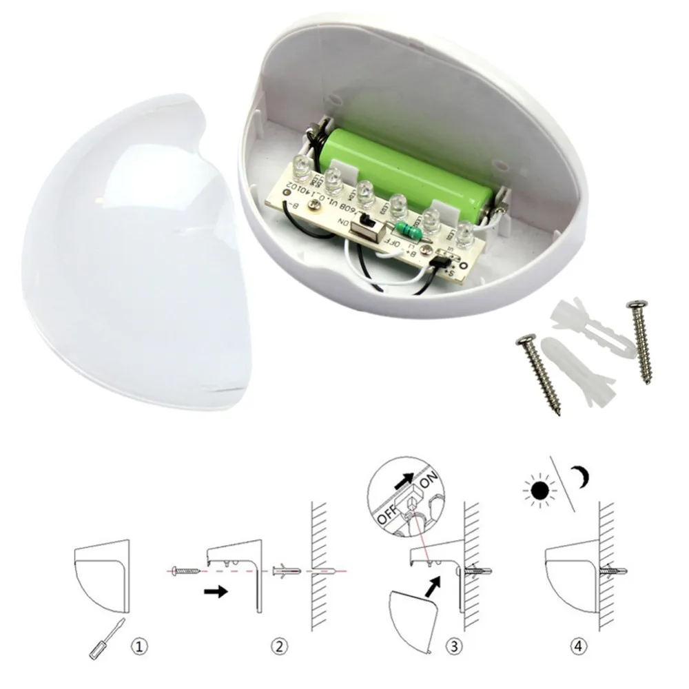 Solar LED Outdoor Wall lamps garden light (12)