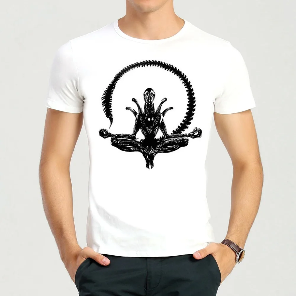 AVP T shirt Short Sleeve White Color Fashion AVP Alien vs ...