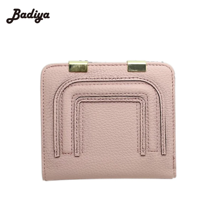 

New Style Thin Short Wallet Women Candy Color Leather Small Credit Card Holder Money Wallets Purse Bag for Female Ladies Girls